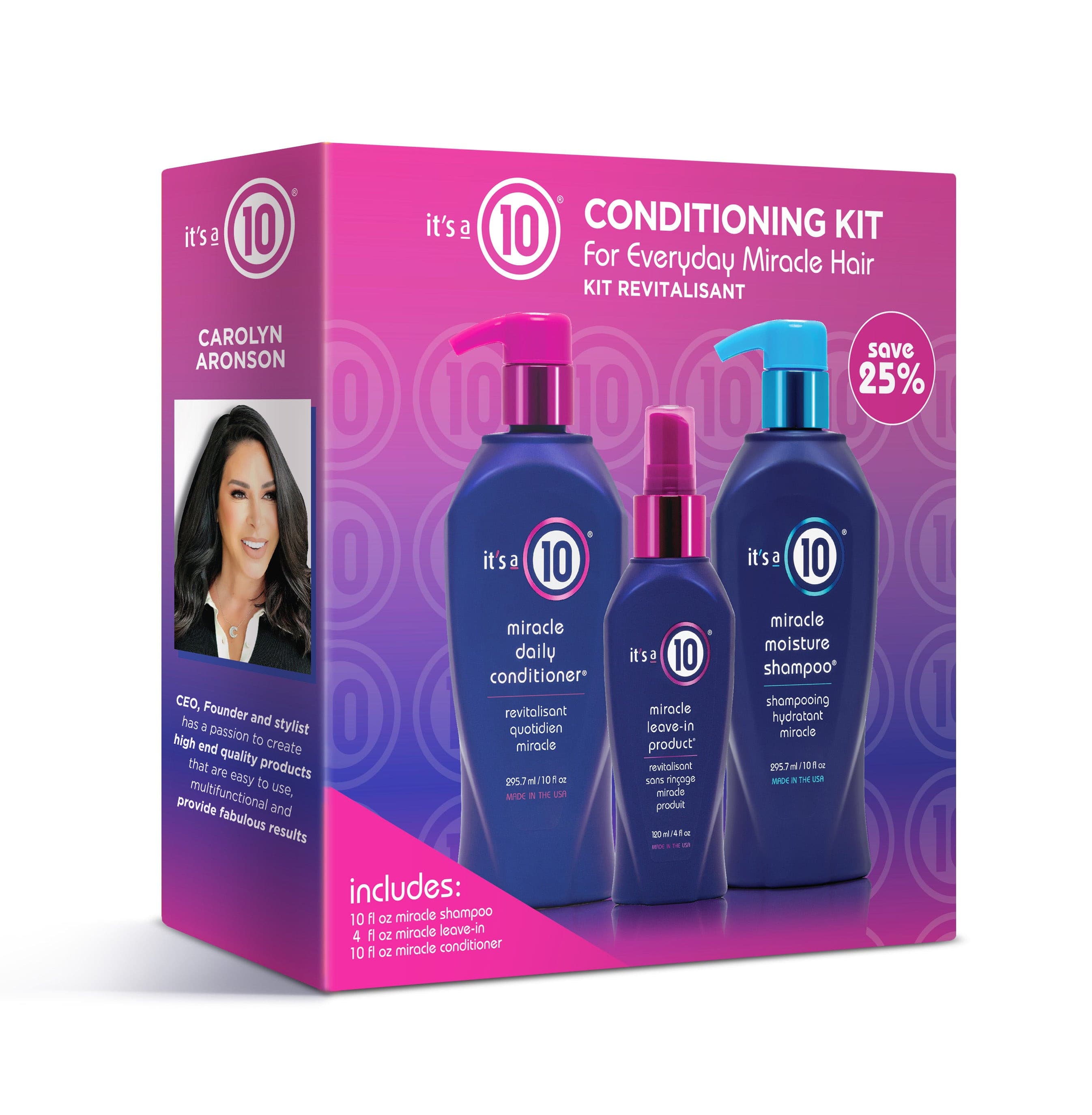 It’s a 10 Miracle Conditioning Trio Kit