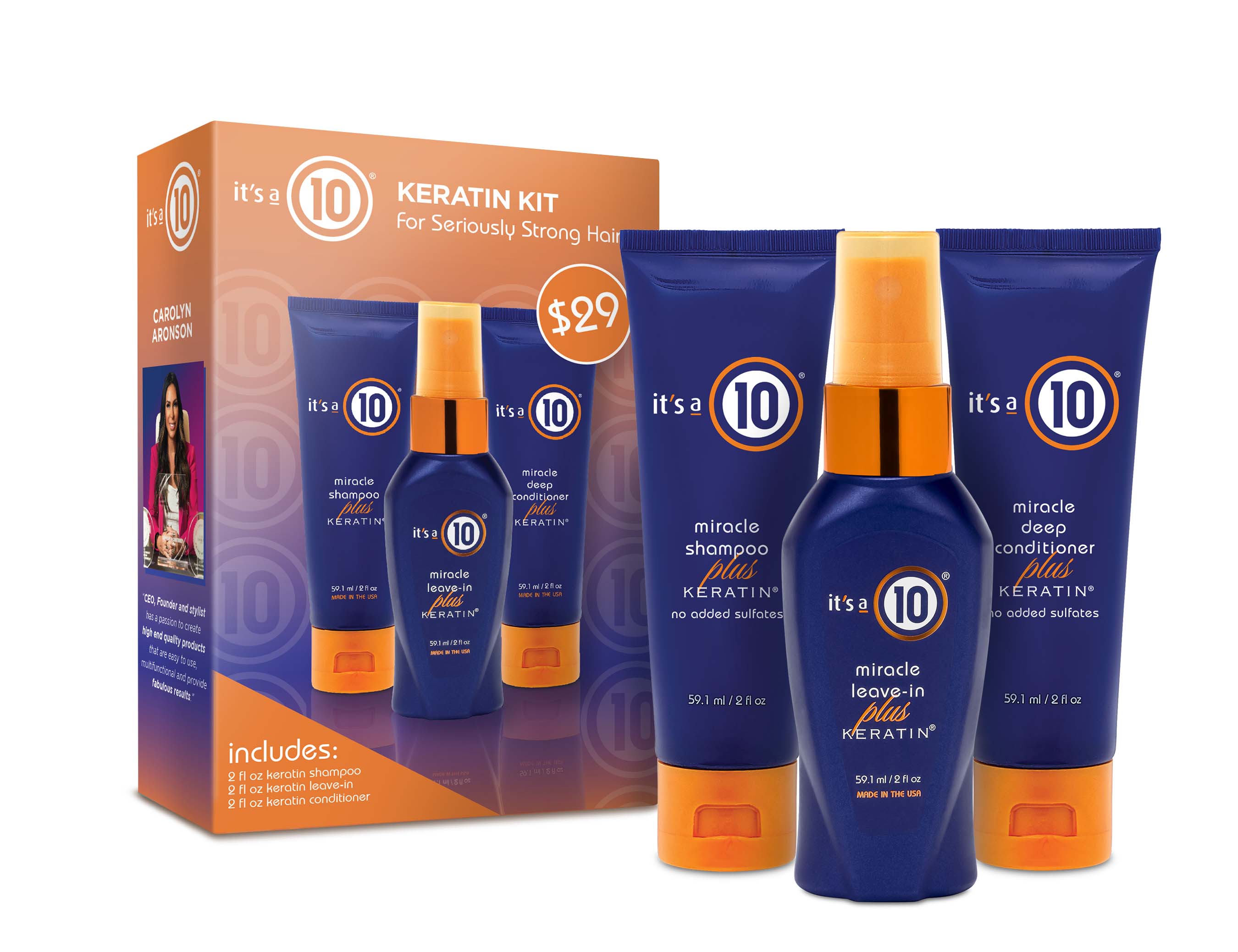 It’s a 10 Miracle Keratin Trial Kit