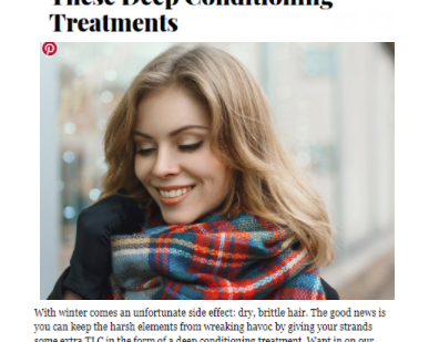 It’s a 10 Five Minute Hair Repair For Blondes highlighted on InStyle.com