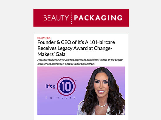 Founder & CEO of It’s A 10 Haircare Receives Legacy Award at Change-Makers’ Gala