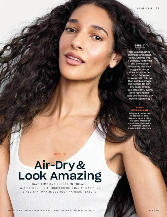 Real Simple Features It's a 10 Haircare in July 2017 Issue