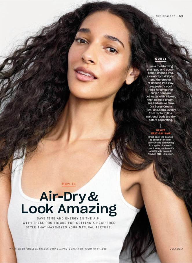 Real Simple Features It's a 10 Haircare in July 2017 Issue