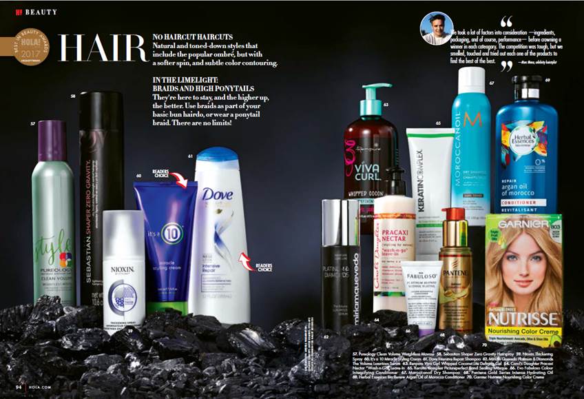It's a 10 Receives HOLA! Magazine's Reader's Choice in Annual Best in Beauty Awards