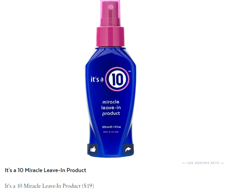 It's a 10 Highlighted in PopSugar's "100 Cruelty-Free Beauty Products" Article