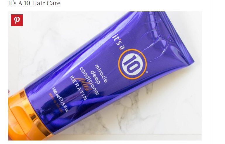 LaquingInCreativity.com Features It's a 10 Miracle Deep Conditioner Plus Keratin