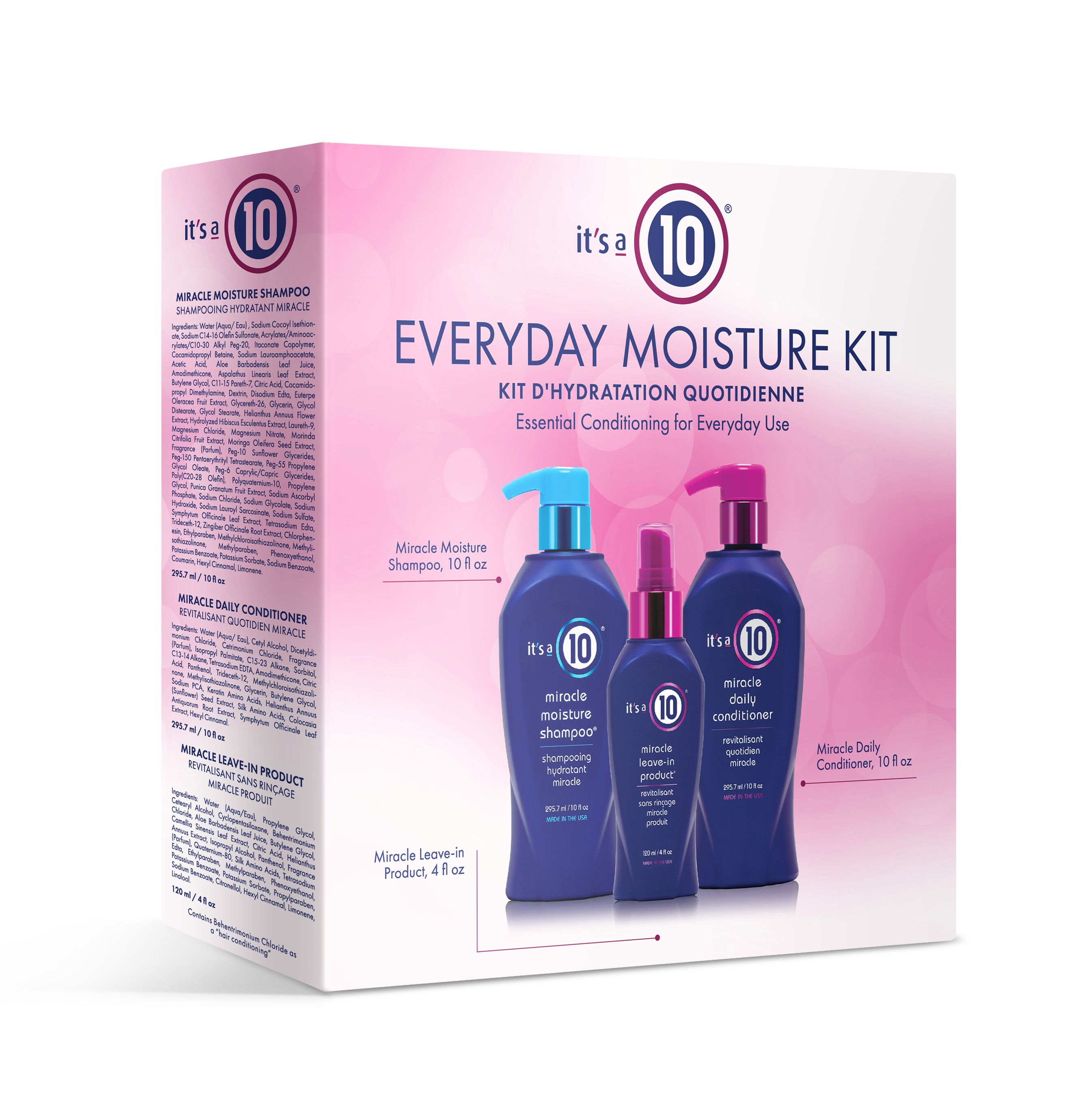 It’s a 10 Miracle Everyday Moisture Kit