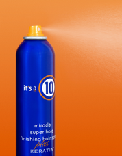 It's a 10 Miracle Finishing Spray Plus Keratin