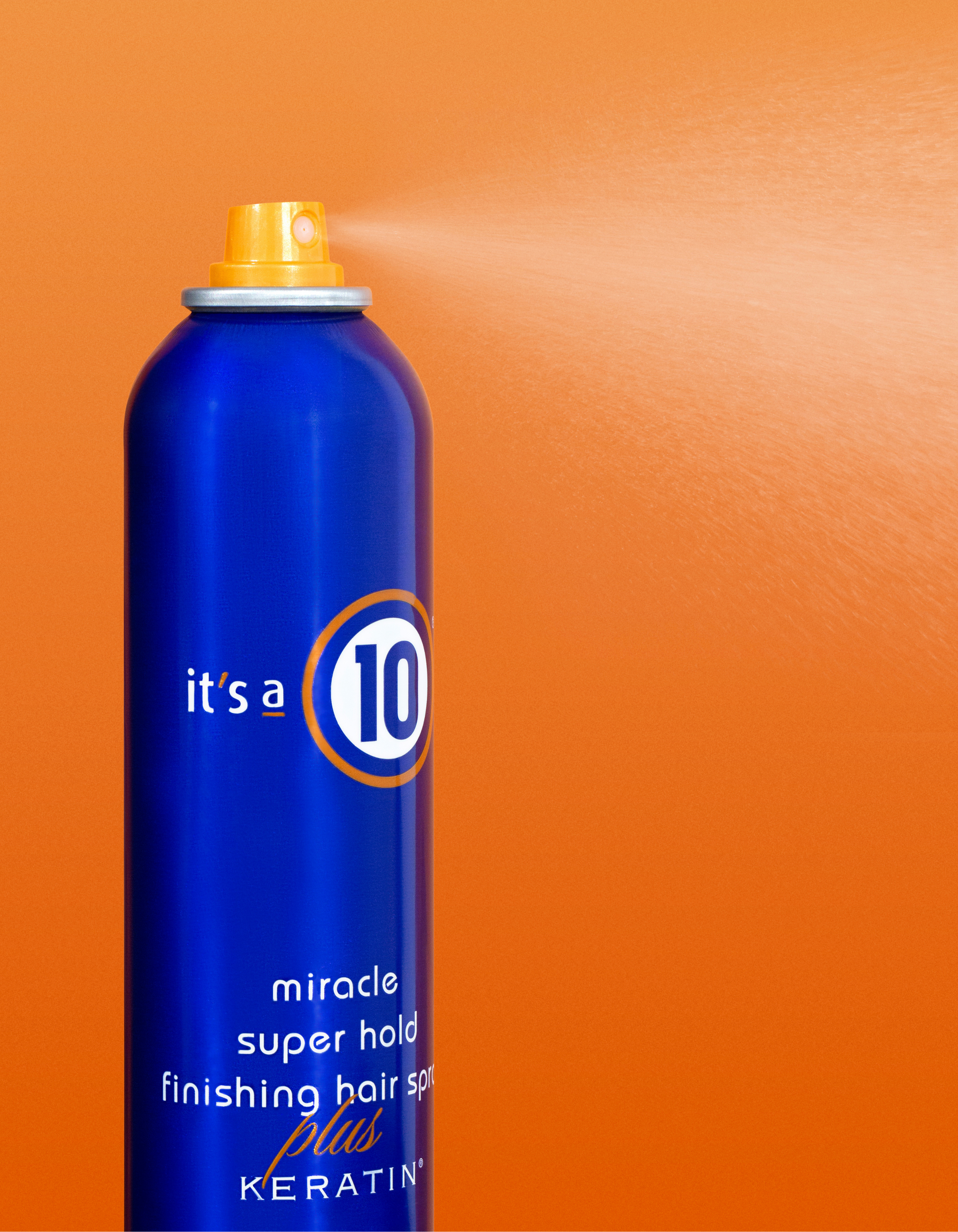 It's a 10 Miracle Finishing Spray Plus Keratin