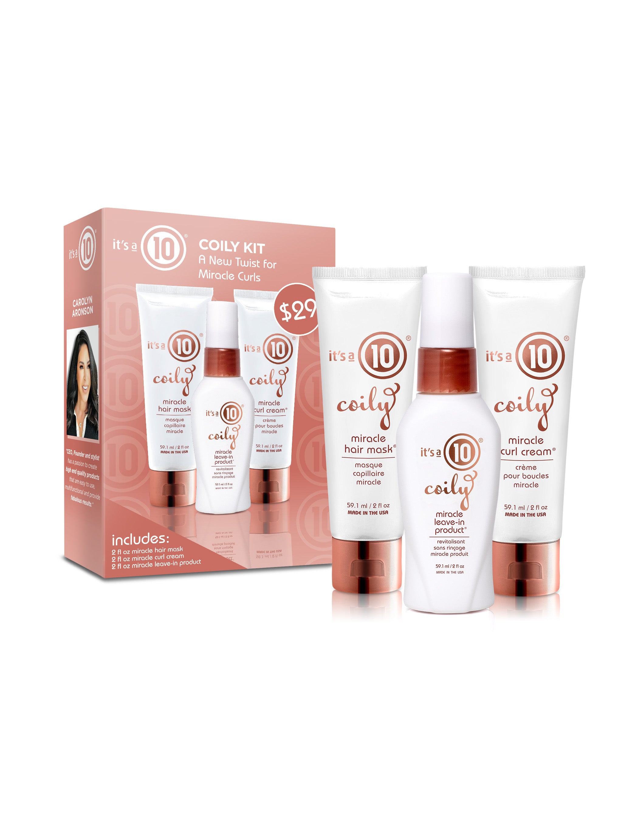 It's a 10 Miracle Coily Trio – It's a 10 Haircare