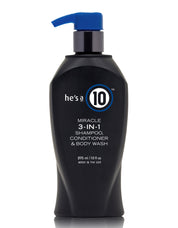 He's a 10 Mens 3-in-1 Daily Shampoo, Conditioner & Body Wash