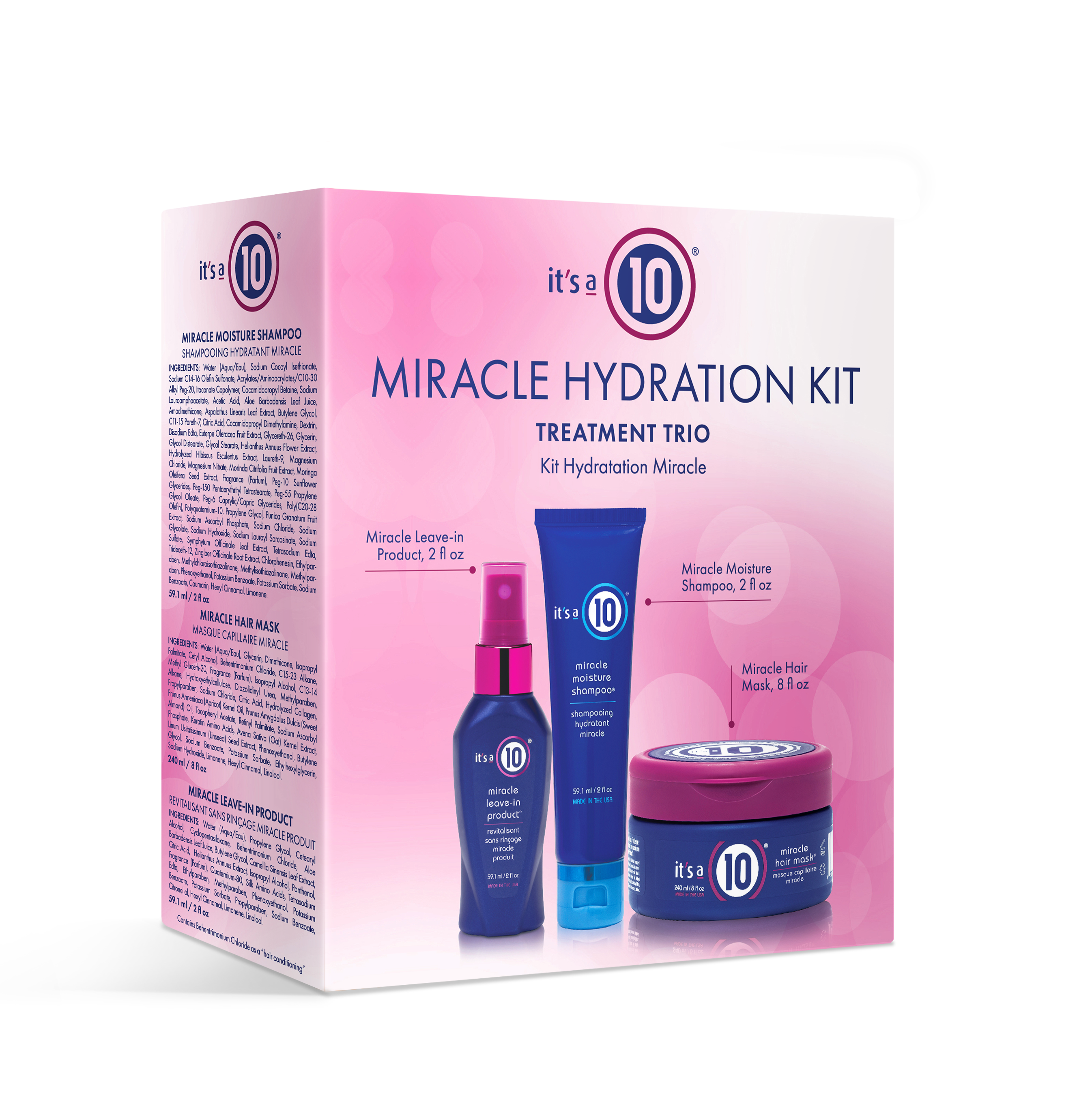 It’s a 10 Miracle Hydration Kit