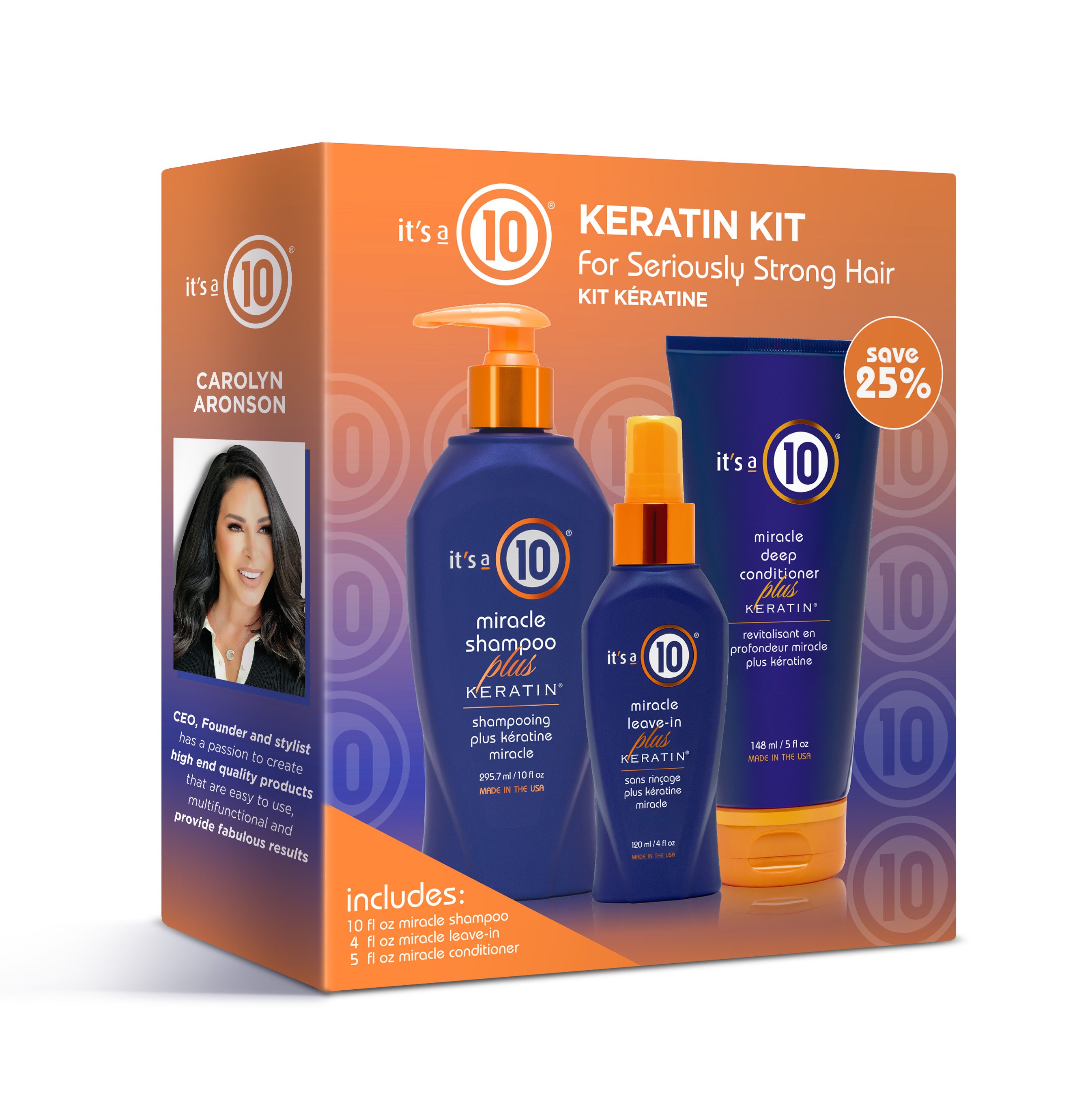 It’s a 10 Miracle Keratin Trio Kit