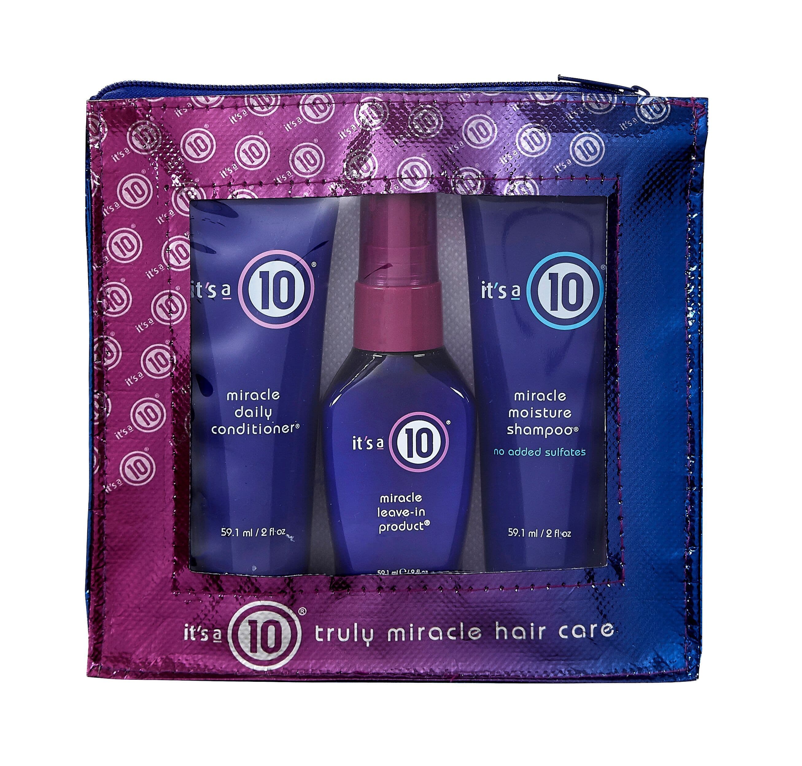 It's a 10 Miracle Conditioning Collection Travel Set