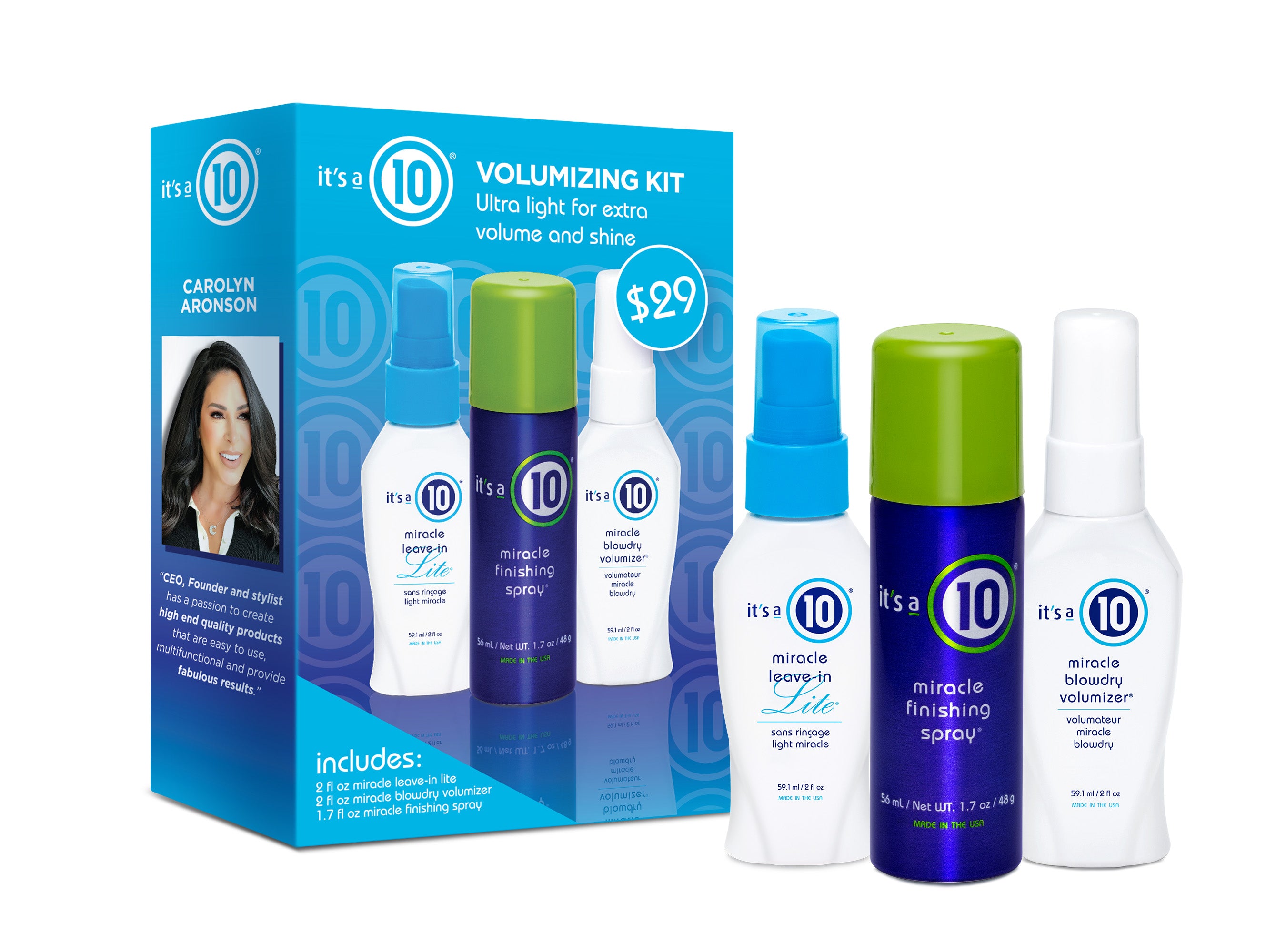 It’s a 10 Miracle Volumizing Trial Kit